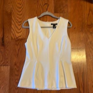 WHBM size 8 white top